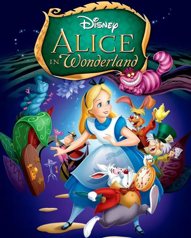 انیمیشن آلیس در سرزمین عجایب 1951 (Alice in Wonderland) پوستر