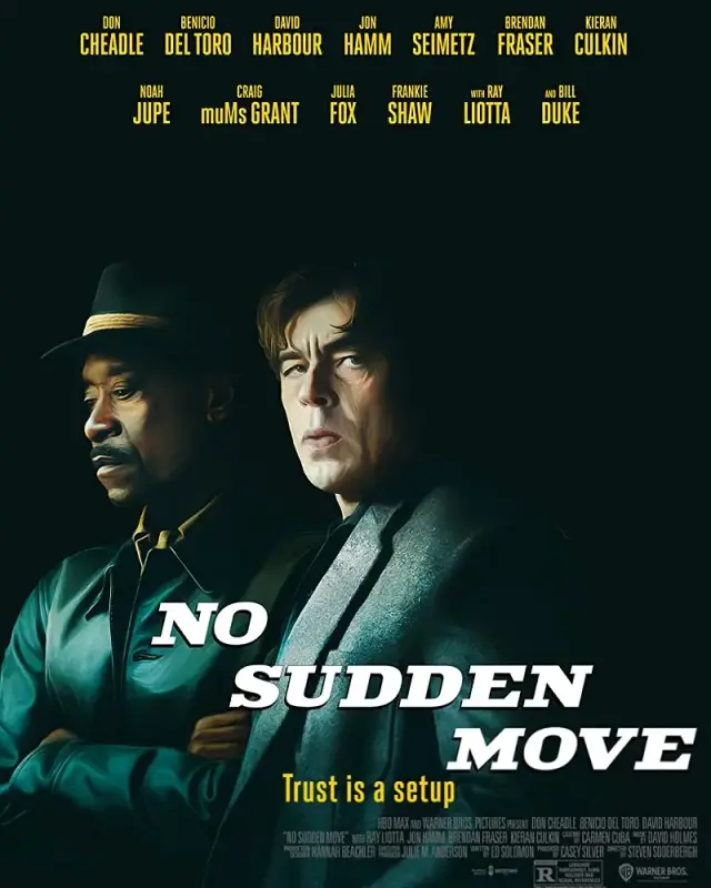 فیلم حرکت ناگهانی ممنوع (No Sudden Move) پوستر