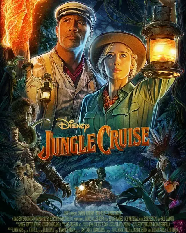 فیلم گشت و گذار در جنگل (Jungle Cruise) پوستر