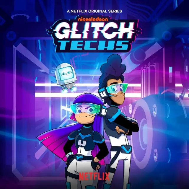 انیمیشن تکنسین های گلیچ (Glitch Techs) پوستر
