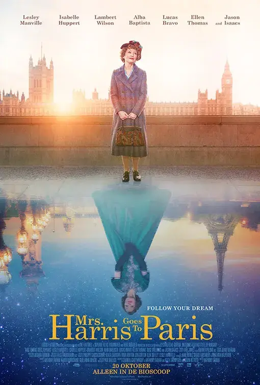 فیلم خانم هریس به پاریس می‌رود (Mrs. Harris Goes to Paris) پوستر