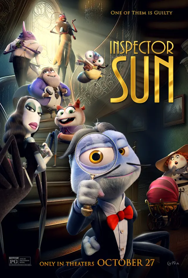 انیمیشن کارآگاه سان و نفرین بیوه سیاه (Inspector Sun) پوستر