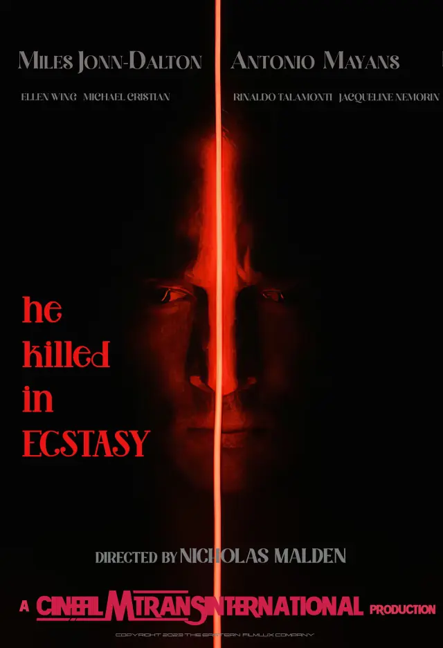 فیلم او در خلسه کشت (He Killed in Ecstasy) پوستر