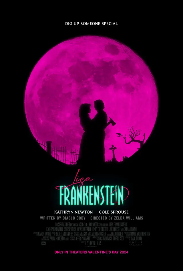 فیلم لیزا فرانکنشتاین (Lisa Frankenstein) پوستر
