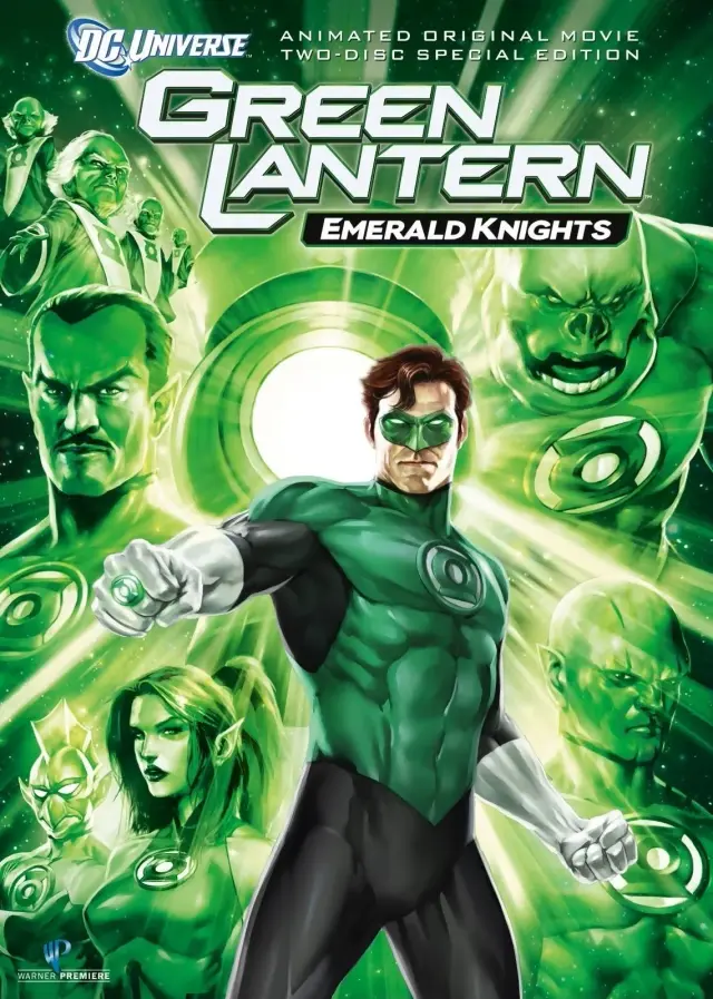 انیمیشن فانوس سبز شوالیه های زمردی (Green Lantern: Emerald Knights) پوستر