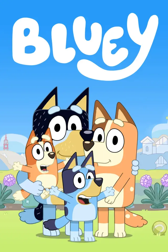 انیمیشن بلویی (Bluey) پوستر