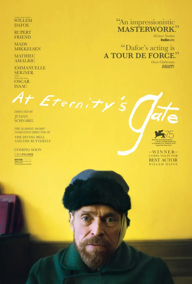 فیلم بر دروازه ابدیت (At Eternity's Gate) پوستر