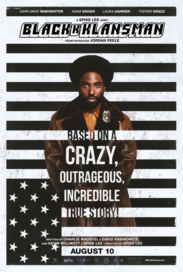 فیلم نژادپرست سیاه (BlacKkKlansman) پوستر