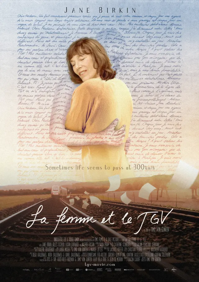 فیلم بانوی راه آهن (La femme et le TGV) پوستر