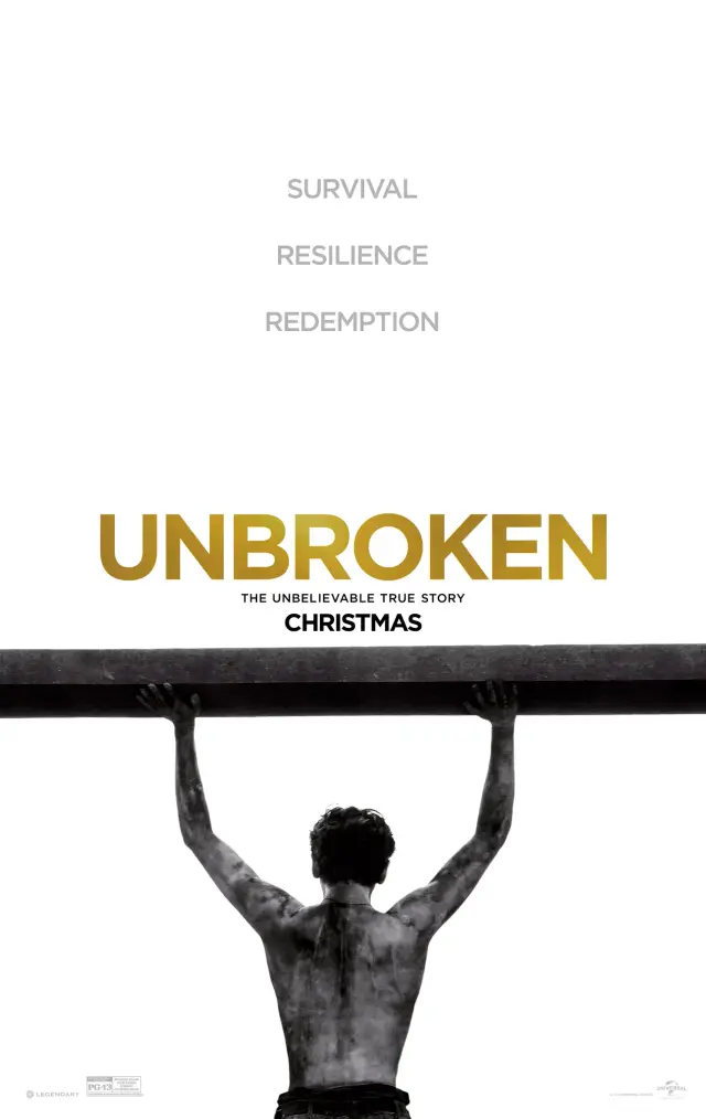 فیلم شکست ناپذیر 2014 (Unbroken) پوستر