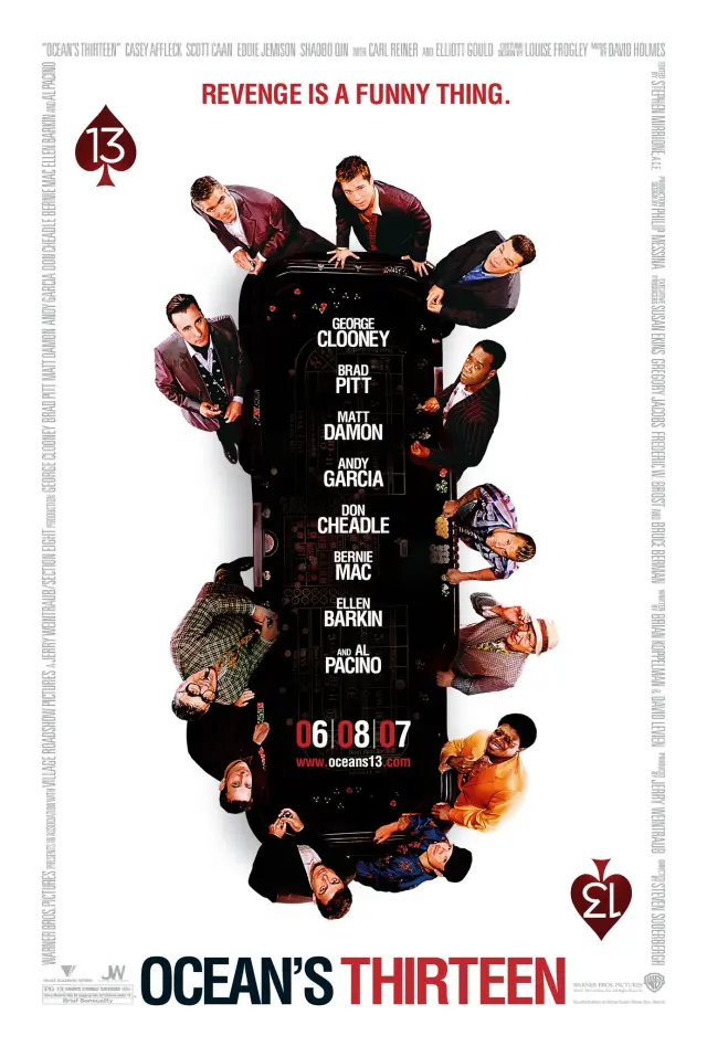 فیلم سیزده یار اوشن (Ocean's Thirteen) پوستر