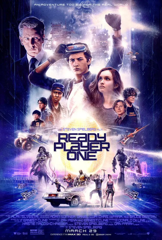 فیلم بازیکن شماره یک آماده (Ready Player One) پوستر