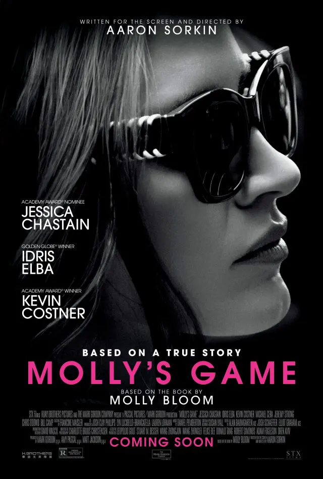 فیلم بازی مالی (Molly's Game) پوستر