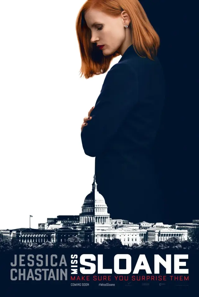 فیلم دوشیزه اسلون (Miss Sloane) پوستر