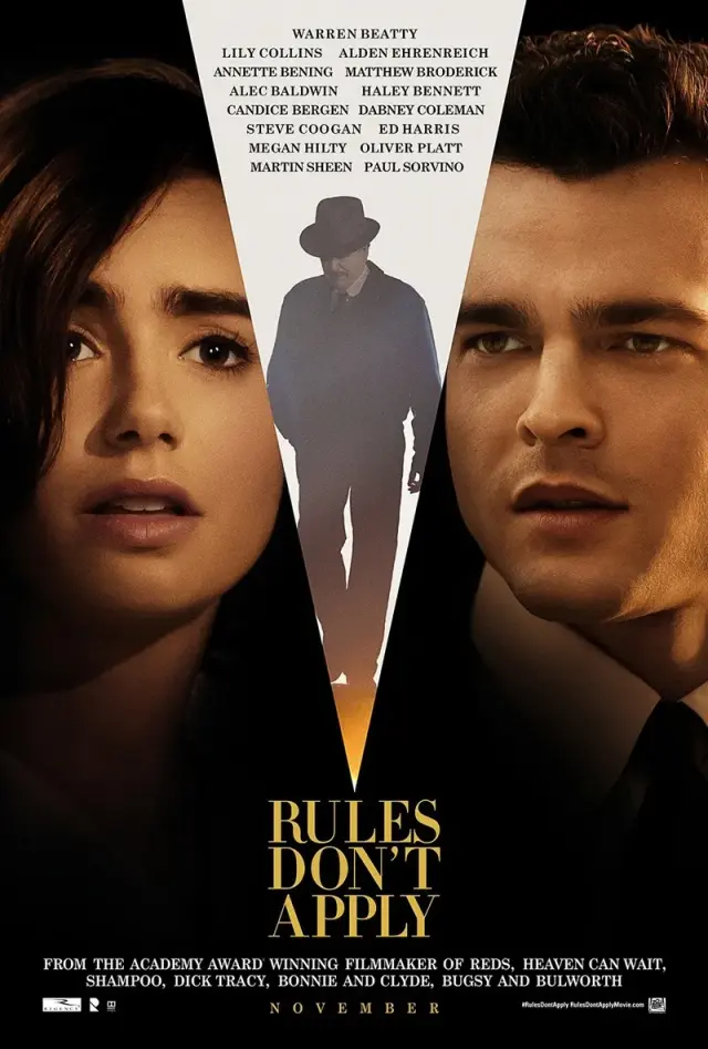 فیلم قوانین صدق نمی‌کنند (Rules Don't Apply) پوستر