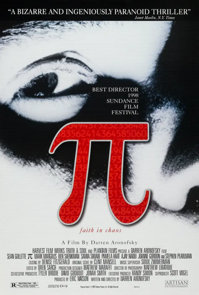 فیلم پی (Pi) پوستر