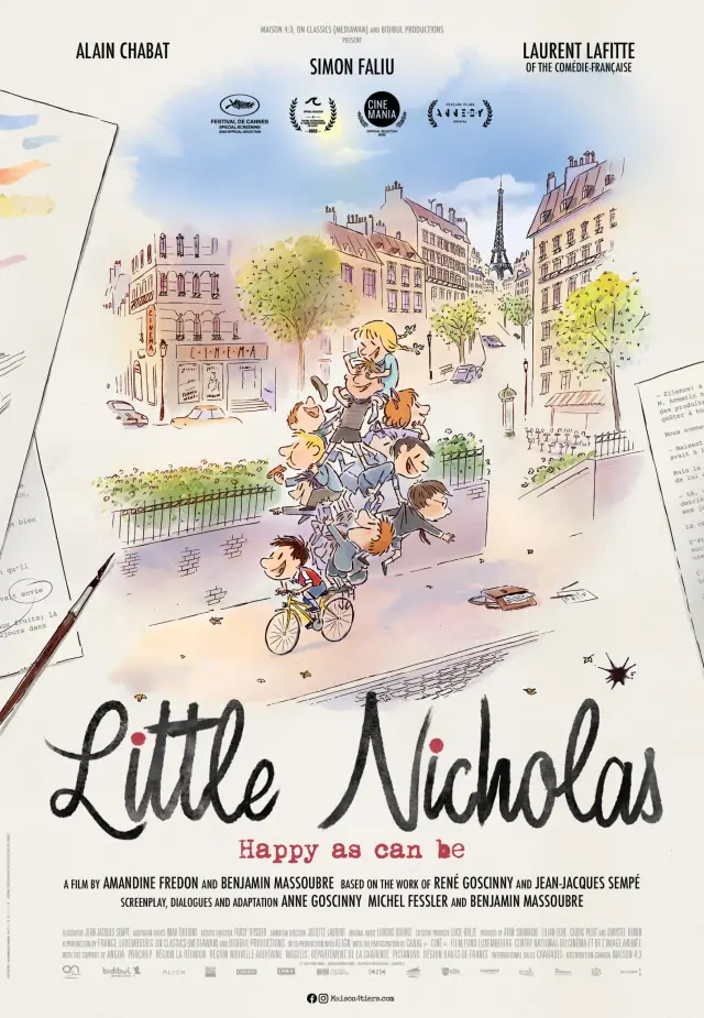 انیمیشن نیکلاس کوچولو - هر چه می توانم خوشحالم  (Little Nicholas - Happy as Can Be) پوستر