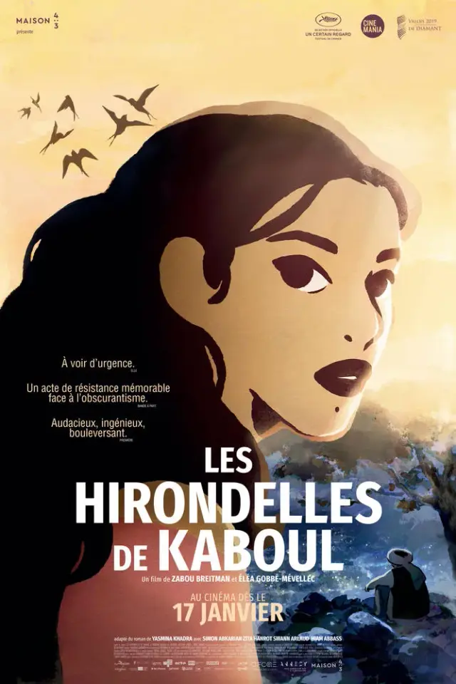 فیلم پرستوهای کابل (The Swallows of Kabul) پوستر