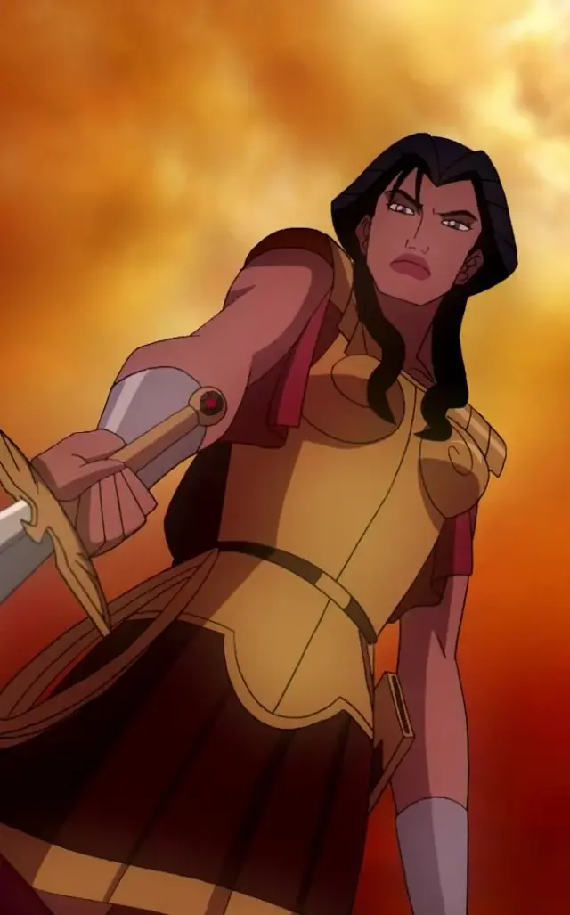 انیمیشن زن شگفت‌ انگیز 2009 (Wonder Woman) پوستر