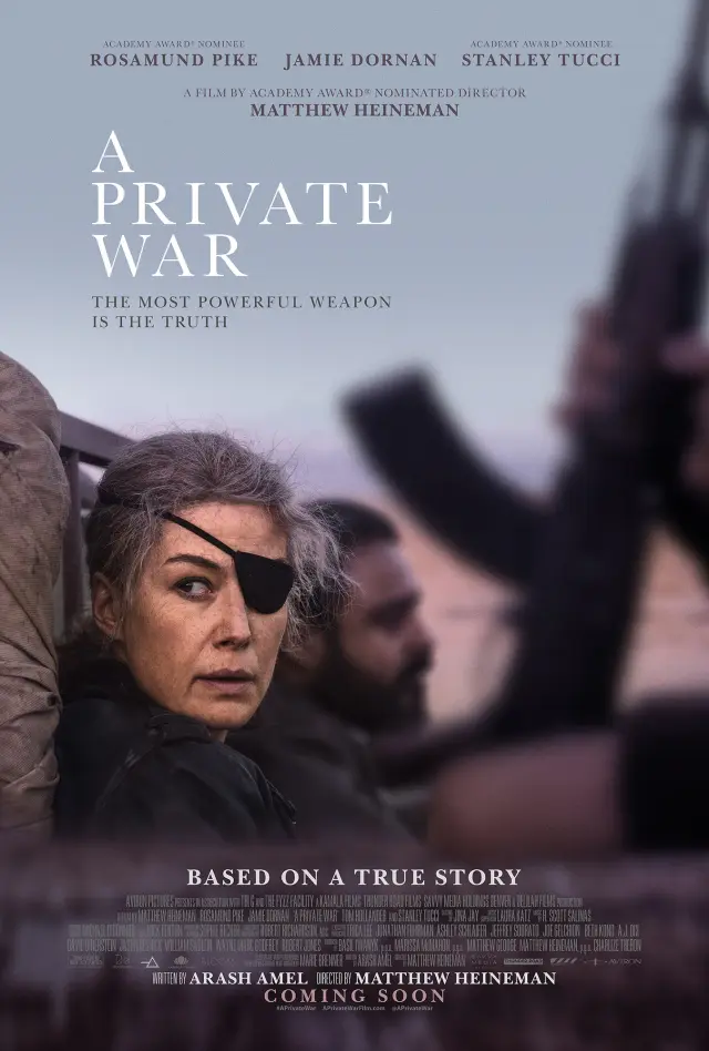 فیلم یک جنگ خصوصی (A Private War) پوستر