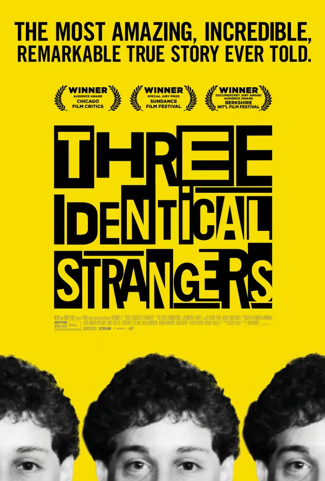 مستند سه غریبه همسان (Three Identical Strangers) پوستر