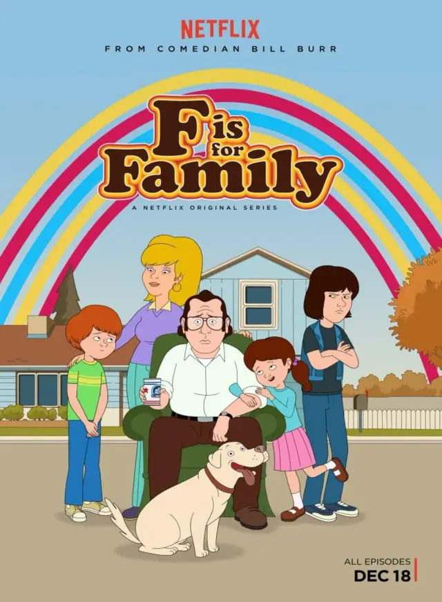 انیمیشن خ مثل خانواده (F Is for Family) پوستر