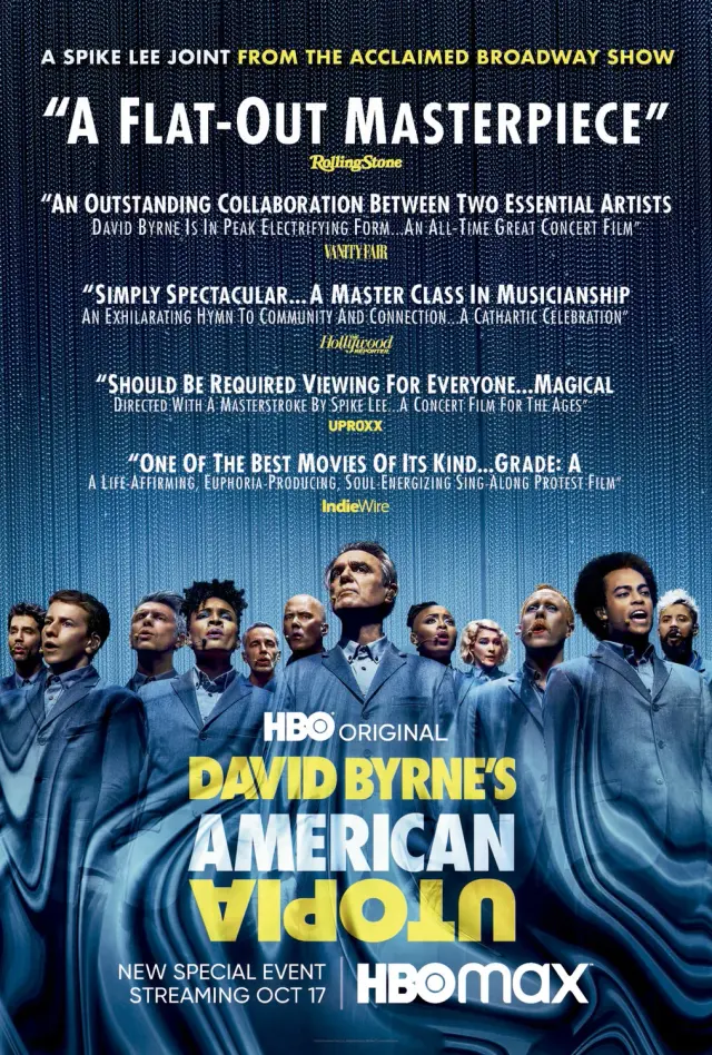 مستند اتوپیای آمریکایی دیوید برن (David Byrne's American Utopia) پوستر