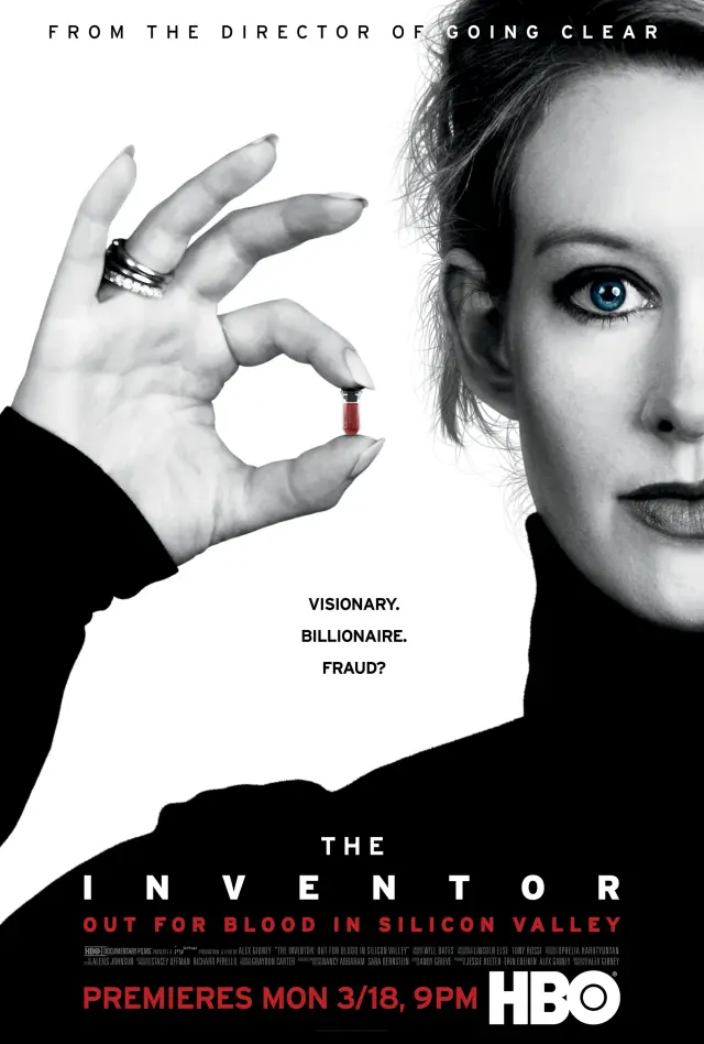 مستند مخترع: به دنبال خون در دره سیلیکون (The Inventor: Out for Blood in Silicon Valley) پوستر