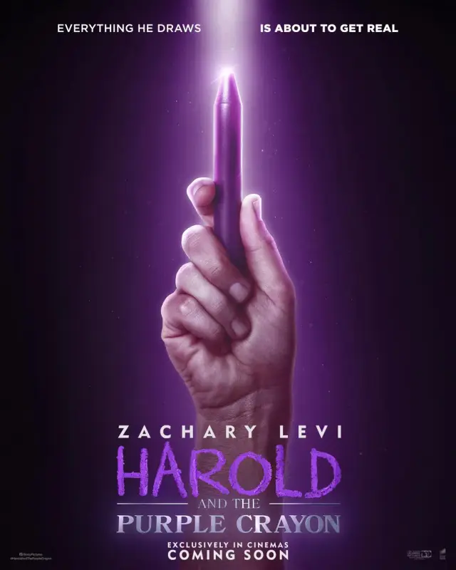 انیمیشن هارولد و مداد رنگی بنفش (Harold and the Purple Crayon) پوستر