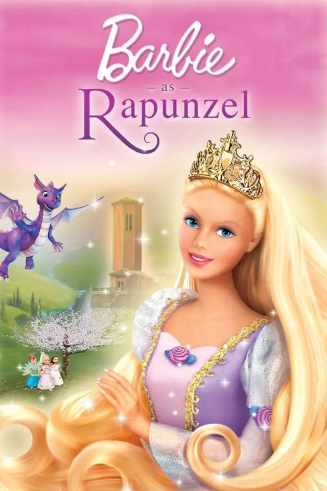 انیمیشن راپونزل و قلم جادویی (Barbie as Rapunzel) پوستر