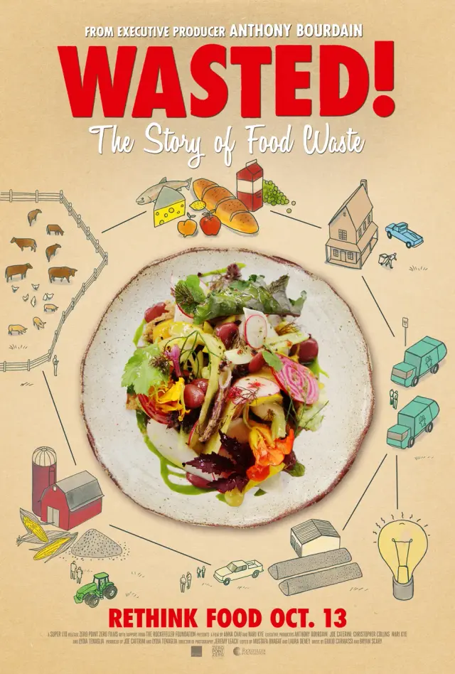 مستند هدر رفته! داستان ضایعات مواد غذایی (Wasted! The Story of Food Waste) پوستر