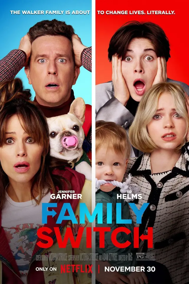 فیلم جابجایی اعضای خانواده (Family Switch) پوستر