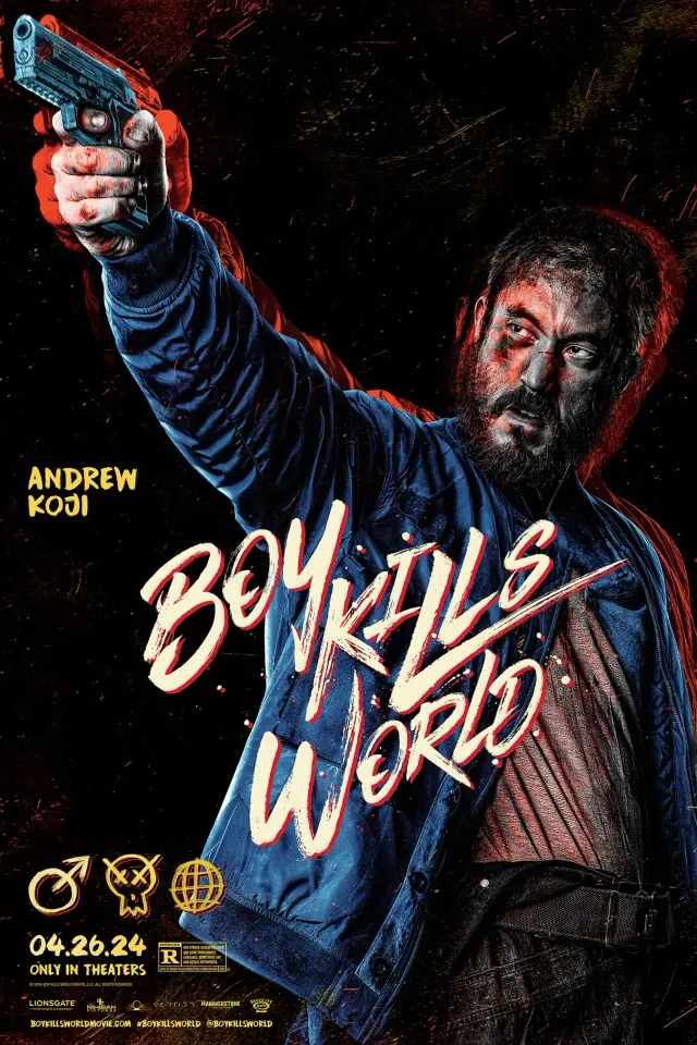 فیلم پسر جهان را میکشد (Boy Kills World) پوستر
