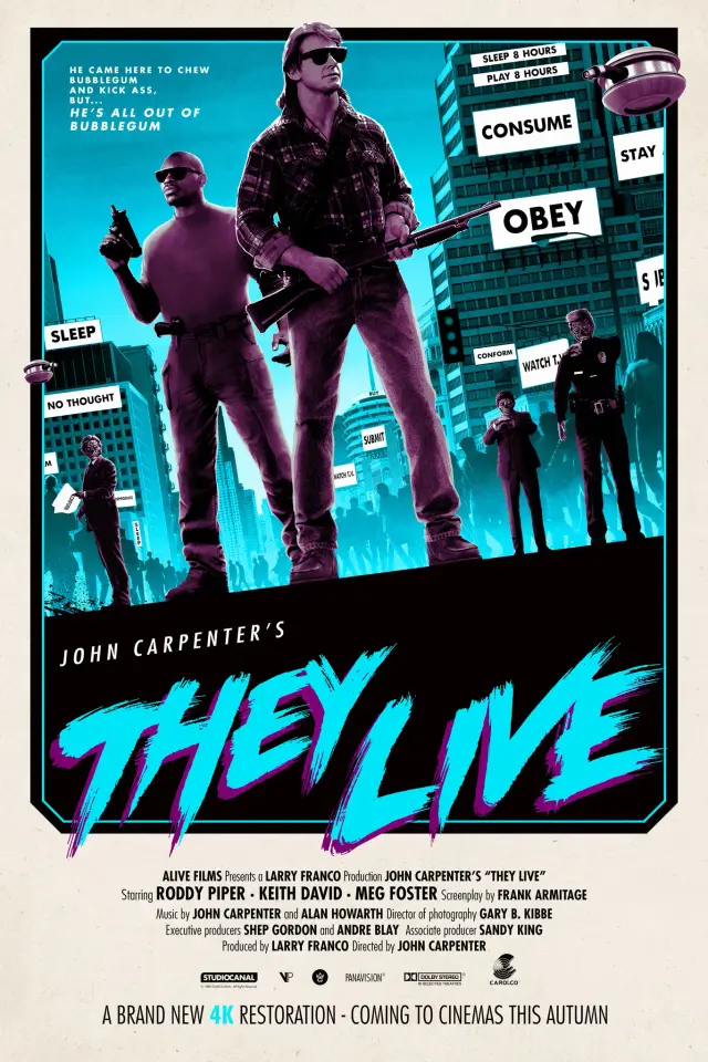 فیلم آنها زنده اند (They Live) پوستر