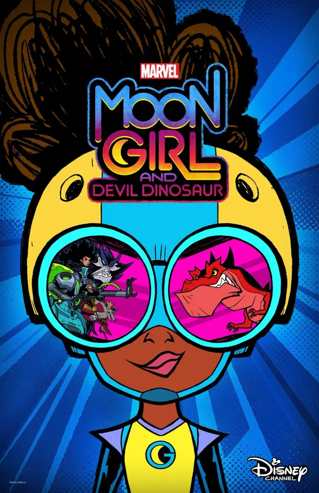 انیمیشن دختر ماه مارول و دایناسور شیطانی (Moon Girl and Devil Dinosaur) پوستر