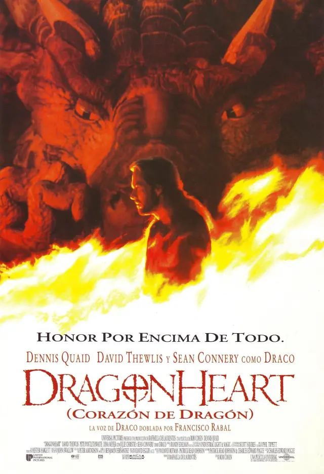 فیلم اژدهادل (DragonHeart) پوستر