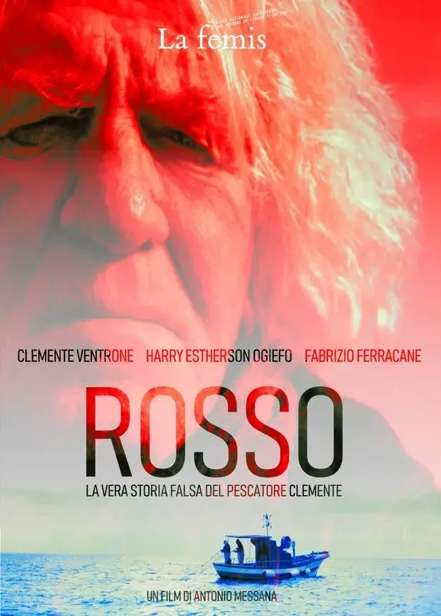 فیلم قرمز: یک دروغ واقعی درباره کلمنته ماهیگیر (Rosso: La vera storia falsa del pescatore Clemente) پوستر
