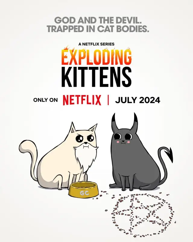 انیمیشن گربه های انفجاری (Exploding Kittens) پوستر
