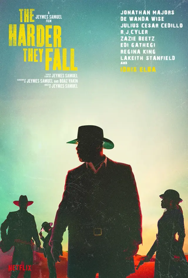 فیلم آنها سخت تر سقوط می کنند (The Harder They Fall) پوستر