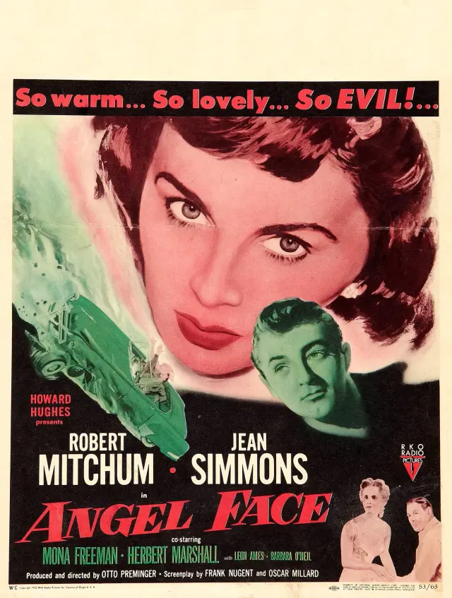 فیلم فرشته رو 1952 (Angel Face) پوستر