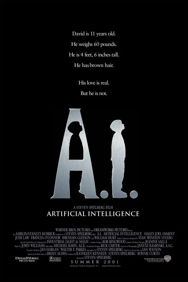 فیلم هوش مصنوعی 2001 (A.I. Artificial Intelligence) پوستر