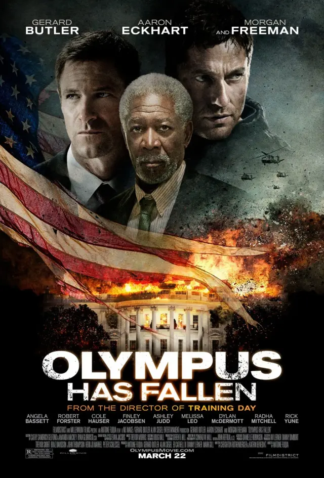فیلم المپیوس سقوط کرده‌است (Olympus Has Fallen) پوستر