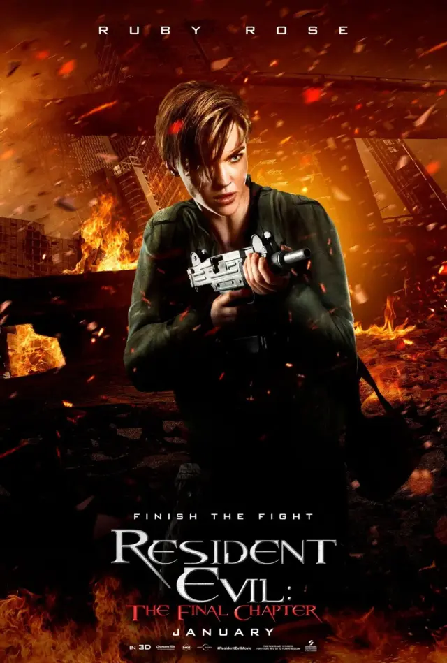 فیلم رزیدنت اوبل: قسمت پایانی (Resident Evil: The Final Chapter) پوستر