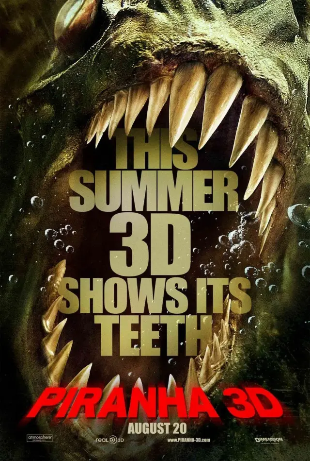 فیلم پیرانا سه‌بعدی (Piranha 3D) پوستر