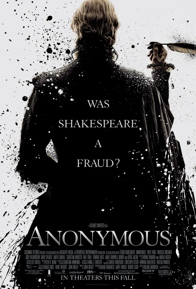 فیلم ناشناس (Anonymous) پوستر