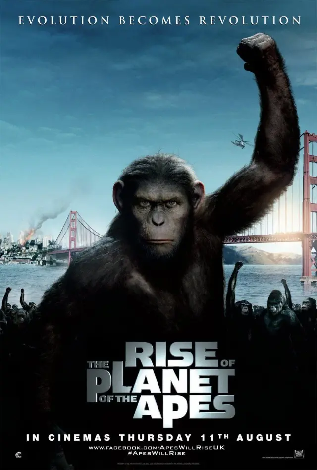 فیلم ظهور سیاره میمون‌ها (Rise of the Planet of the Apes) پوستر