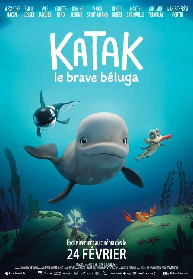 انیمیشن کاتاک: نهنگ سفید شجاع (Katak: The Brave Beluga) پوستر