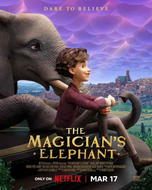 انیمیشن فیل شعبده باز (The Magician's Elephant) پوستر