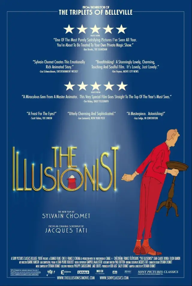 انیمیشن شعبده‌ باز 2010 (The Illusionist) پوستر
