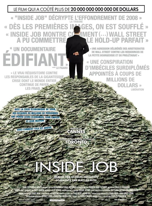 مستند سوءاستفاده از جایگاه (Inside Job) پوستر
